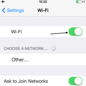 iPhone WiFi Settings